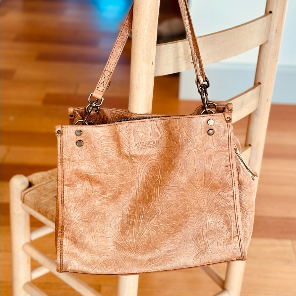 American Leather Co - Tan Shoulder Bag